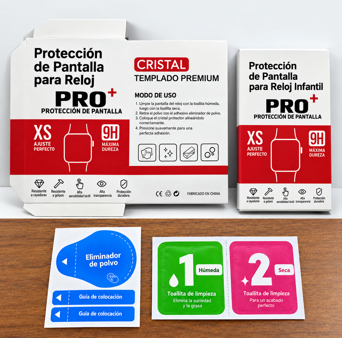 Protector de Pantalla de Cristal para Reloj Inteligente Infantil